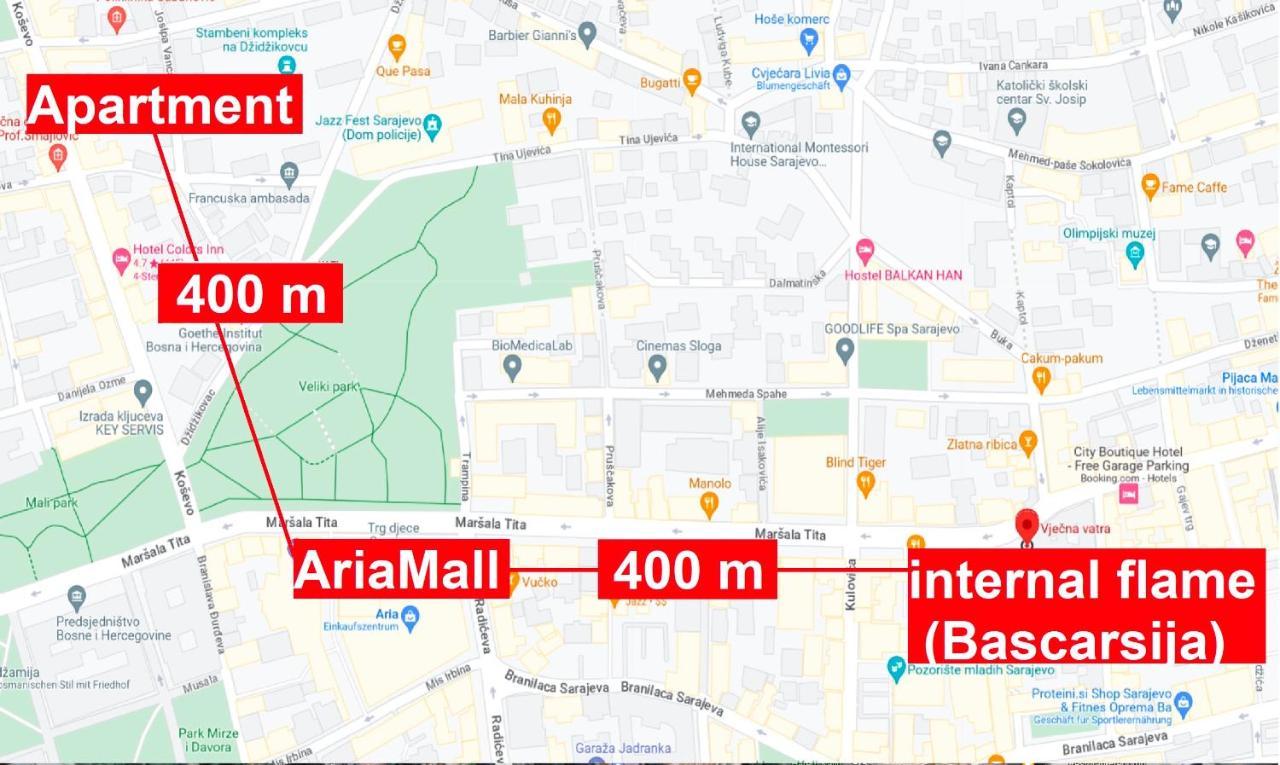 Swiss Central Luxury Apartment 132M2 Sarajevo Ngoại thất bức ảnh